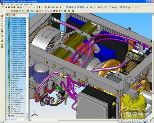 SolidWorks線路設(shè)計(jì)方案solidworks仿真分析圖片圖片1