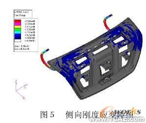 汽車行李箱剛度有限元分析solidworks simulation學(xué)習(xí)資料圖片6