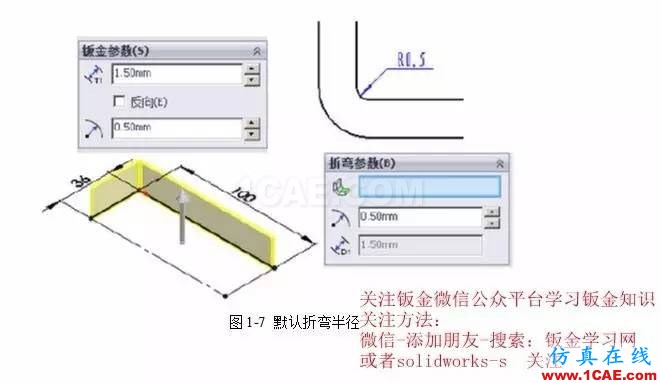 solidWorks?鈑金零件設(shè)計(jì)教程之一，必須的收藏！solidworks simulation技術(shù)圖片8