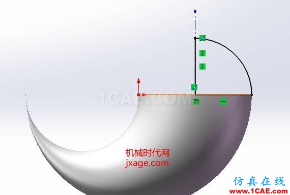 SolidWorks如何通過掃描創(chuàng)建太極圖？solidworks simulation培訓教程圖片11