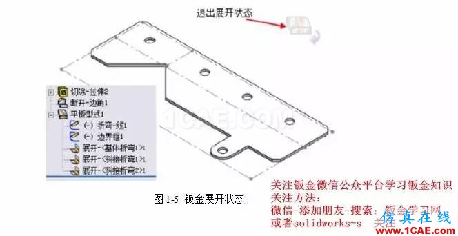 solidWorks?鈑金零件設(shè)計(jì)教程之一，必須的收藏！solidworks simulation學(xué)習(xí)資料圖片6