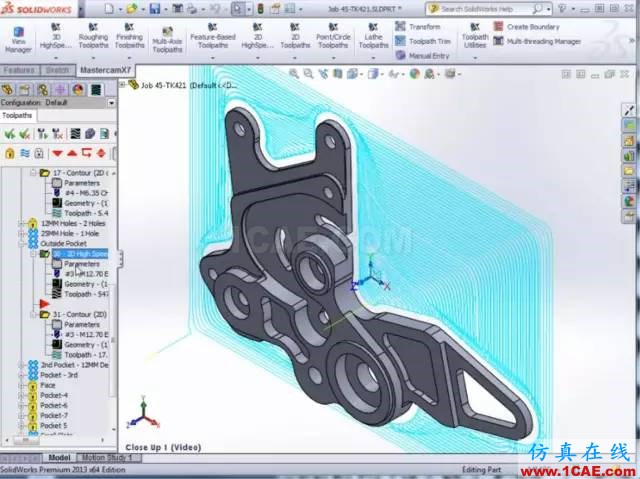 Mastercam X9 for Solidworks【視頻】solidworks simulation培訓教程圖片4