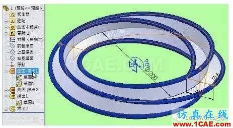 莫比烏斯轉(zhuǎn)環(huán)_組件動畫solidworks simulation應用技術(shù)圖片3