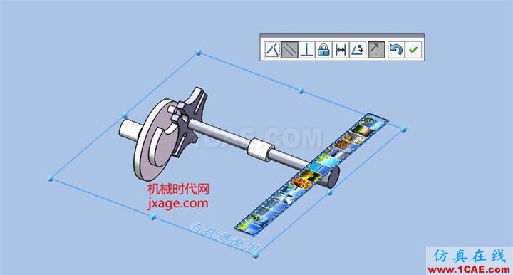 Solidworks電影抓片機構(gòu)仿真solidworks simulation培訓(xùn)教程圖片10