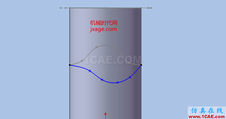 solidworks如何使用投影曲線？solidworks simulation培訓(xùn)教程圖片13