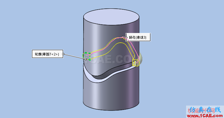 solidworks如何使用投影曲線？solidworks simulation技術(shù)圖片18