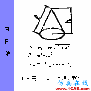 快接收，工程常用的各種圖形計(jì)算公式都在這了！AutoCAD學(xué)習(xí)資料圖片45