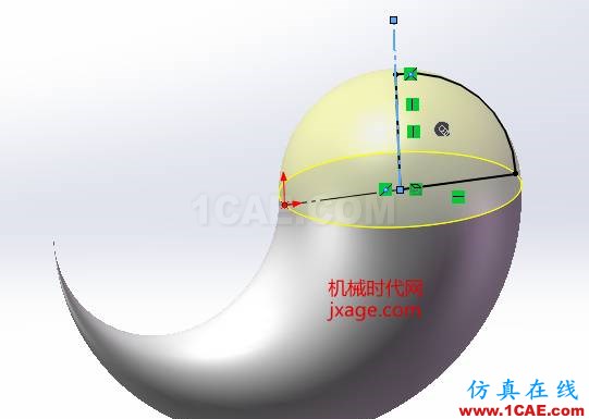 SolidWorks如何通過掃描創(chuàng)建太極圖？solidworks simulation培訓教程圖片12