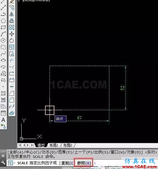 不計算縮放的比例因子如何根據(jù)最終的長度直接縮放？【AutoCAD教程】AutoCAD技術(shù)圖片4