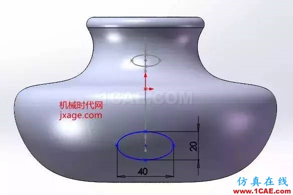 solidworks如何使用放樣特征？solidworks simulation培訓(xùn)教程圖片7