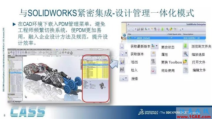 SOLIDWORKS PDM - 3D數(shù)字化研發(fā)管理平臺(tái)的核心系統(tǒng)solidworks仿真分析圖片8