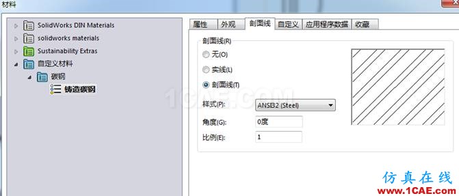 你在新增SOLIDWORKS材質時有注意外觀和剖面線嗎? | 操作技巧solidworks simulation技術圖片3