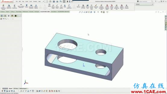 SolidWorks MBD:符合ASME Y14.5-2009標準的連續(xù)特征公差標注solidworks simulation分析圖片8