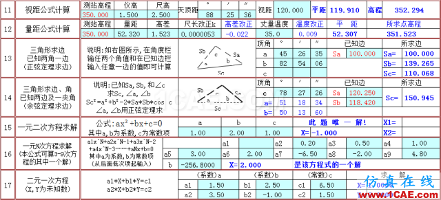 快接收，工程常用的各種圖形計(jì)算公式都在這了！AutoCAD分析圖片11